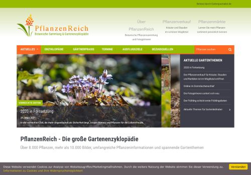Screenshot: PflanzenReich