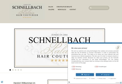 Screenshot: Schnellbach Palais GmbH