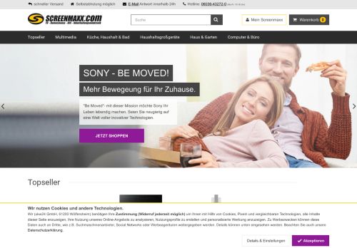 Screenshot screenmaxx.com