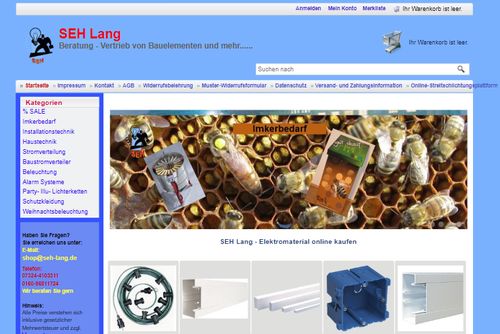 Screenshot seh-lang.de
