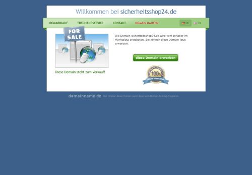 Screenshot Sicherheitsshop24