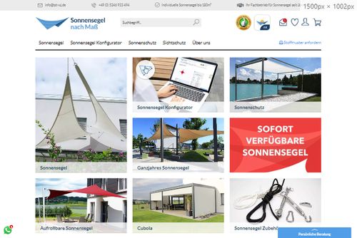 Screenshot Sonnensegel-nach-Mass