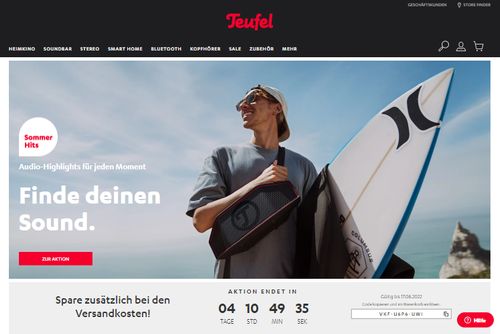Screenshot Lautsprecher Teufel