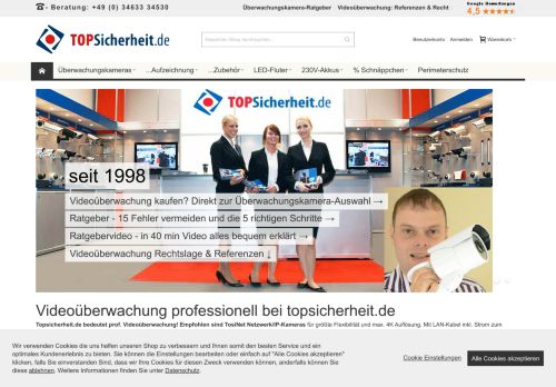 Screenshot topsicherheit.de