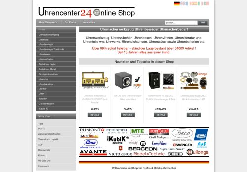 Screenshot: uhrenwerkzeug.com