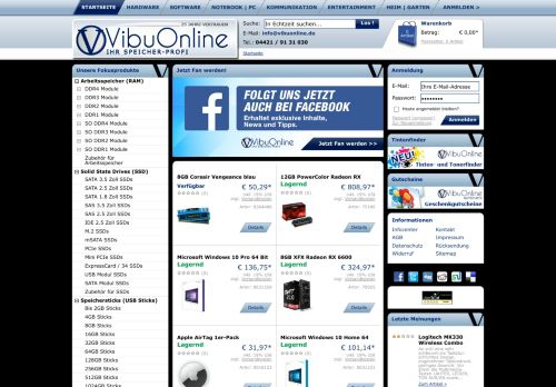 Screenshot VibuOnline.de