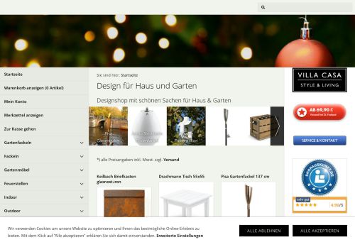 Screenshot VILLA CASA Style & Living