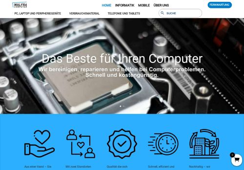 Screenshot WALFRA Computer GmbH