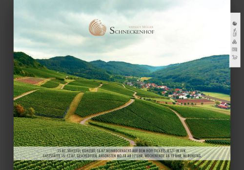 Screenshot Schneckenhof - Weingut Müller