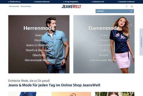 Screenshot JeansWelt.de