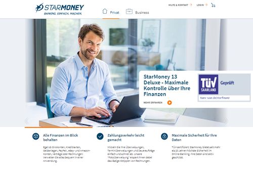 Screenshot StarMoney - Die marktführende Online-Banking Software