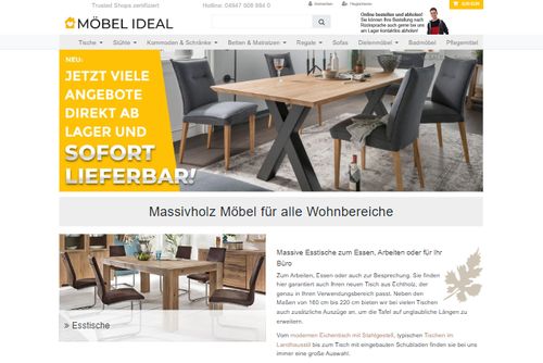 Screenshot moebel-ideal.de - Möbel online kaufen leicht gemacht