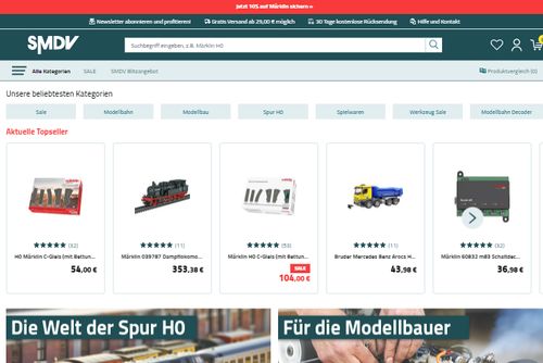 Screenshot smdv.de