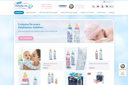 Screenshot Meine Babyflasche