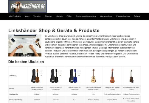 Screenshot Für Linkshänder