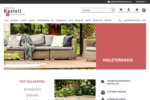 Screenshot Holzterrassen Kastell