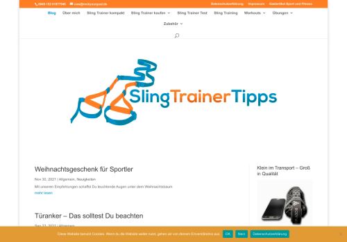 Screenshot: Sling Trainer Tipps