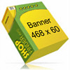 Banner-Werbung 468 x 60 Pixel